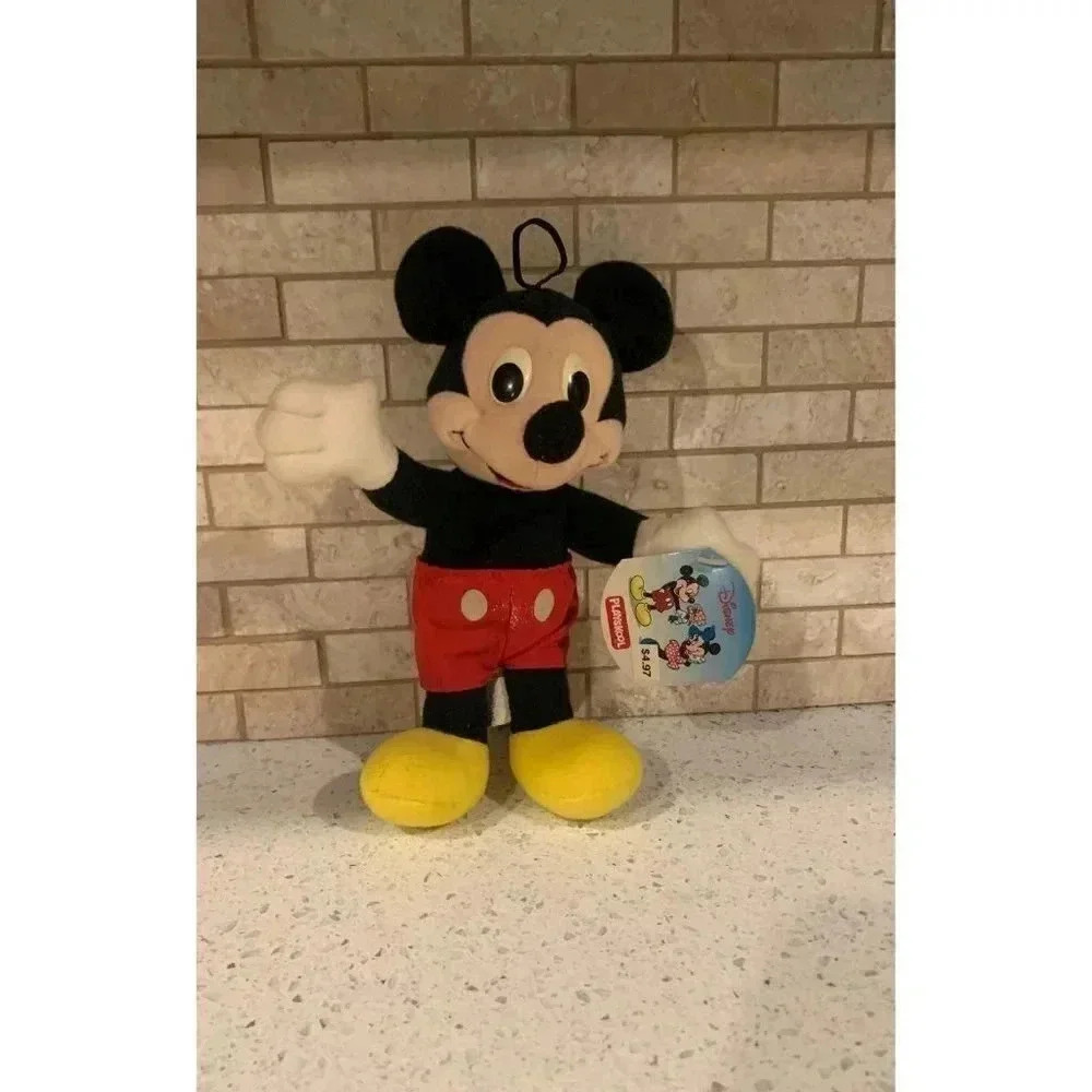 Vintage Walt Disney Mickey Mouse Red Pants Plush Playskool Collector plush-B5